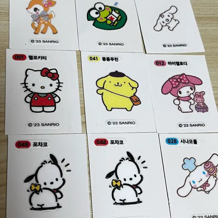 [BUNJANG] Sanrio Sticker Bundle Set / 산리오 띠부씰 일괄