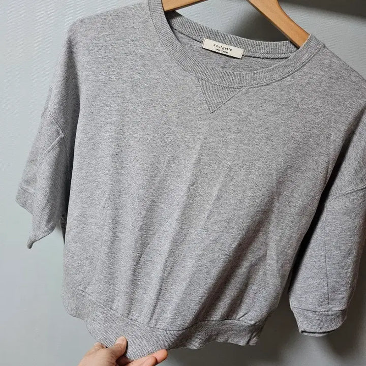 [BUNJANG] Courgette Cropped Sweatshirt / 코젯 "courgette" 크롭 맨투맨