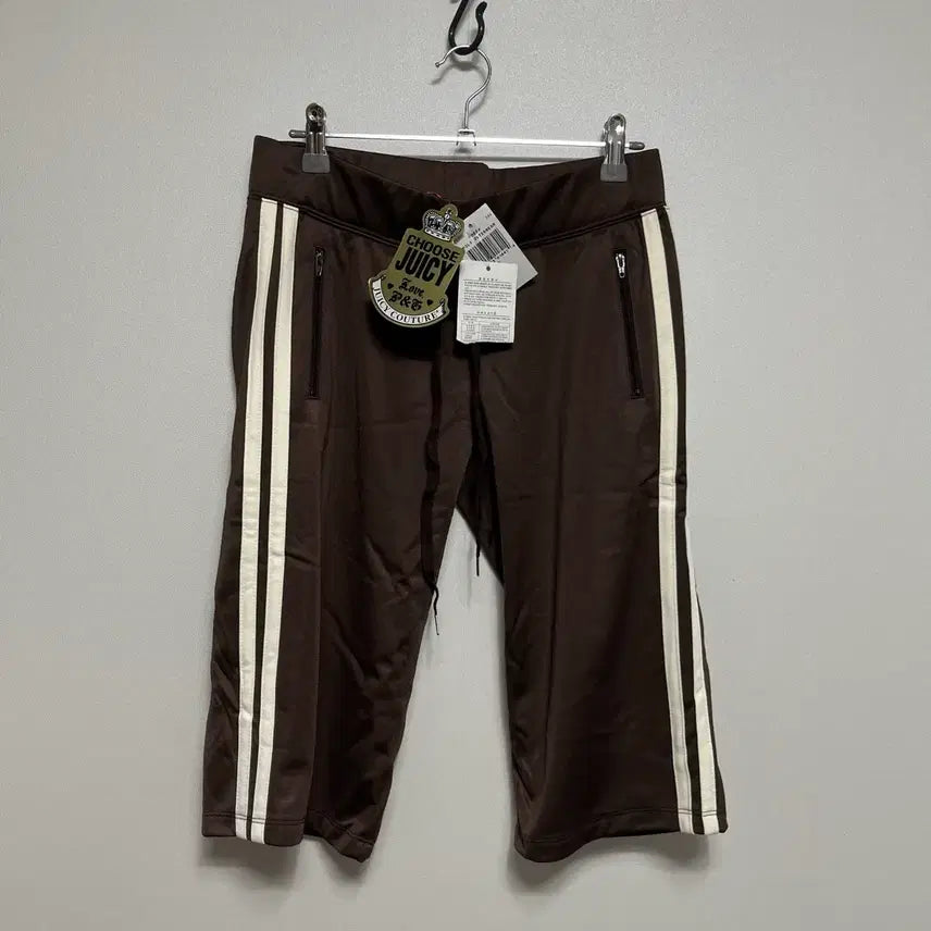 [BUNJANG] Juicy Couture Side Stripe 7/10 Length Training Pants / 쥬시 꾸뛰르 삼선 트레이닝 7부 바지 새상품