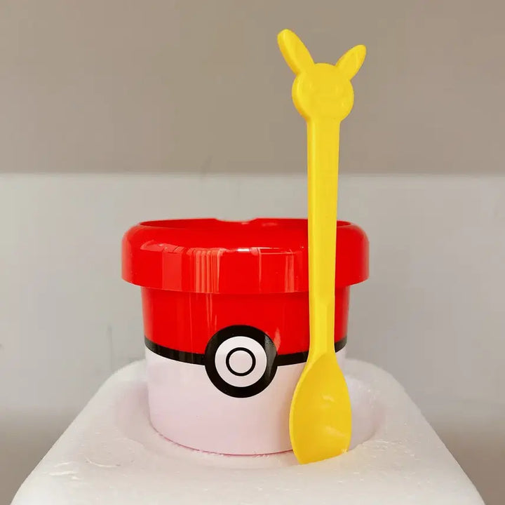 [BUNJANG] Pokemon Play Cup + Pikachu Spoon + Charizard Coated Pick (Unsealed) / (개봉) 포켓몬플레이컵+피카츄스푼+리자몽 코팅픽 1개