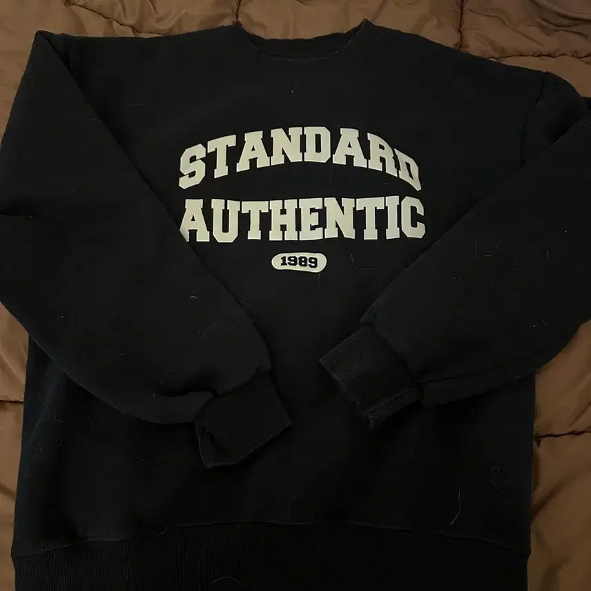 [BUNJANG] 1989 Standard Navy Sweatshirt / 1989 스탠다드 네이비 맨투맨
