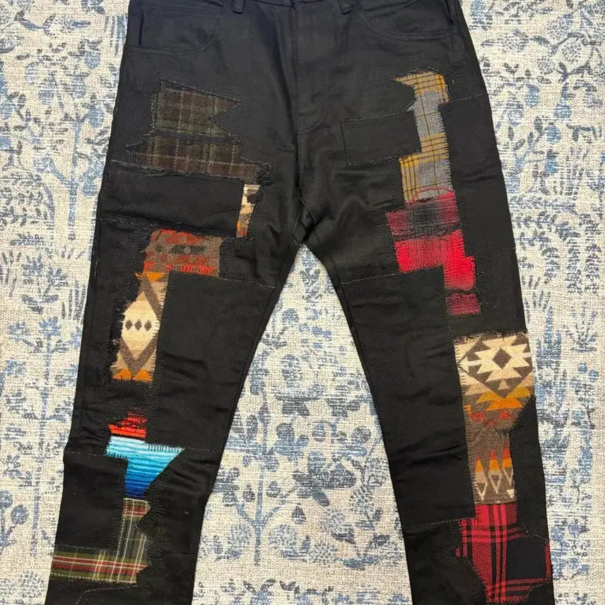 [BUNJANG] Junya Watanabe x Jamiroquai Patch Denim Jeans / 준야 와타나베 자미로콰이 패치 데님 M