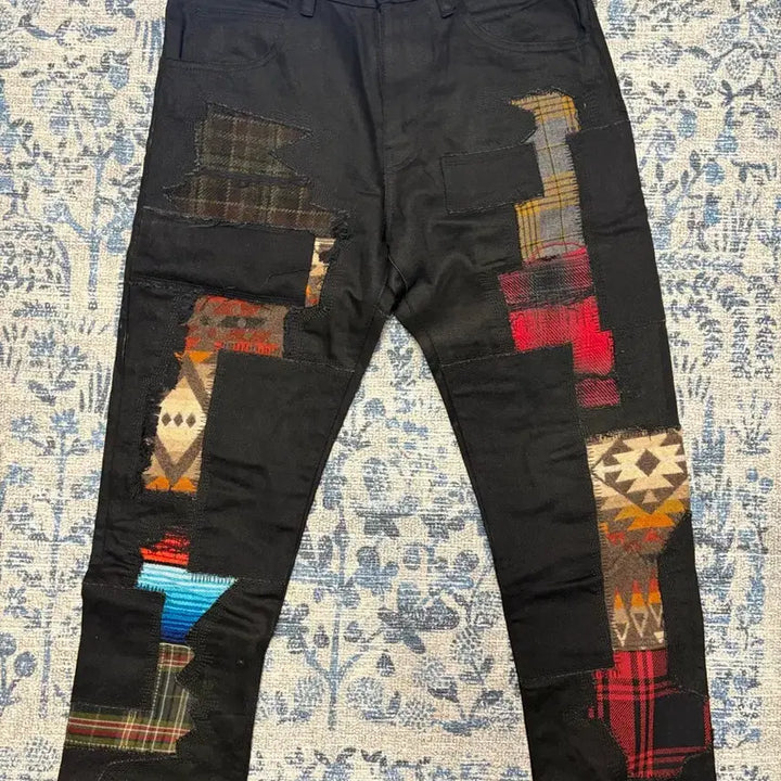 [BUNJANG] Junya Watanabe x Jamiroquai Patch Denim Jeans / 준야 와타나베 자미로콰이 패치 데님 M