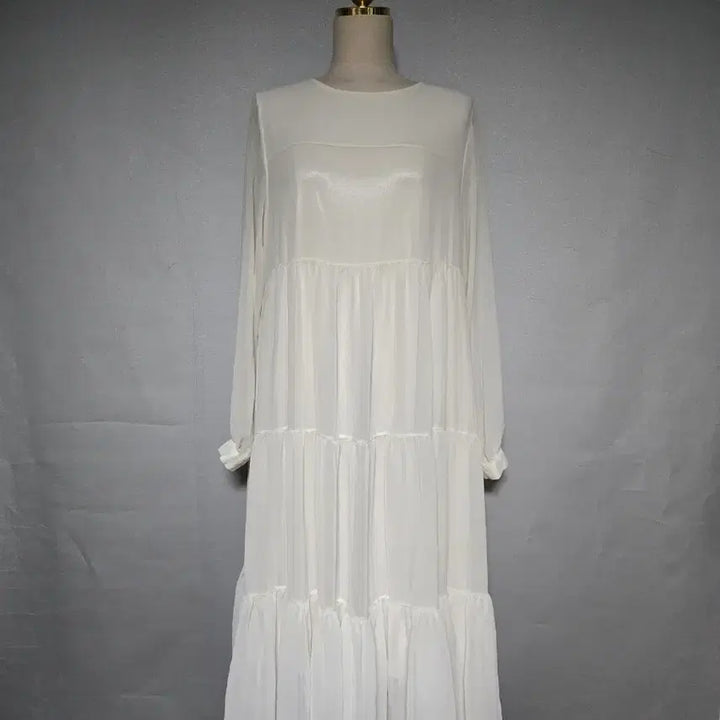 [BUNJANG] Aloha Tiered Long Dress / 알로하 티어드 롱원피스