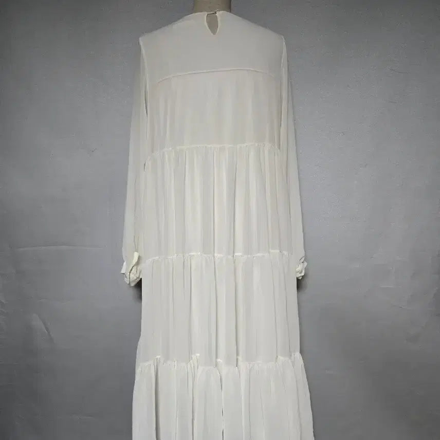 [BUNJANG] Aloha Tiered Long Dress / 알로하 티어드 롱원피스