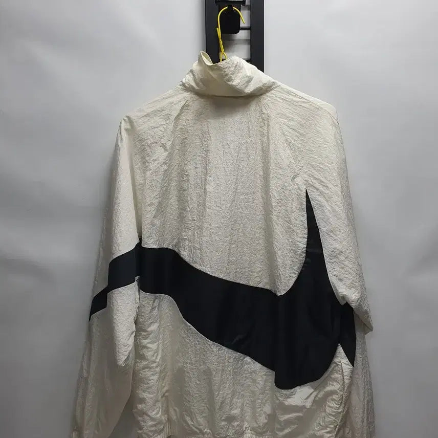 [BUNJANG] Nike Big Swoosh Woven Jacket White L / 나이키 바람막이 빅스우시 우븐 자켓 화이트 L
