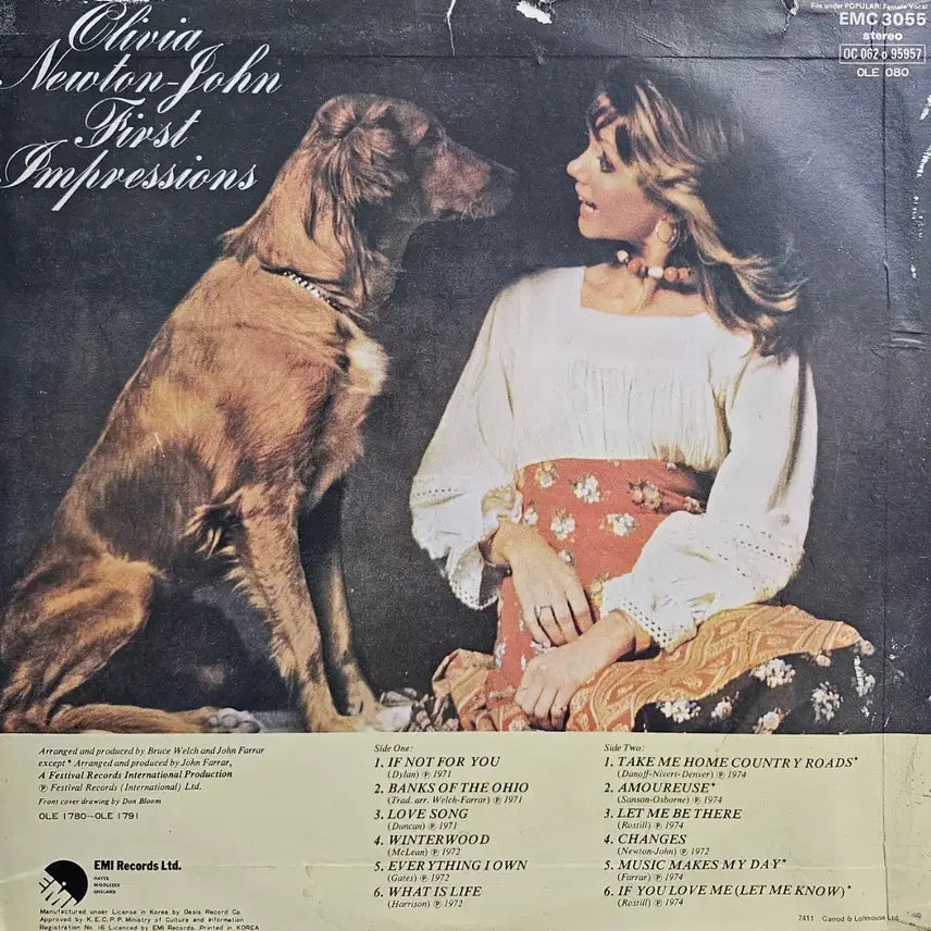 [BUNJANG] Olivia Newton-John First Impressions LP / 올리비아 뉴튼존 First Impressions LP