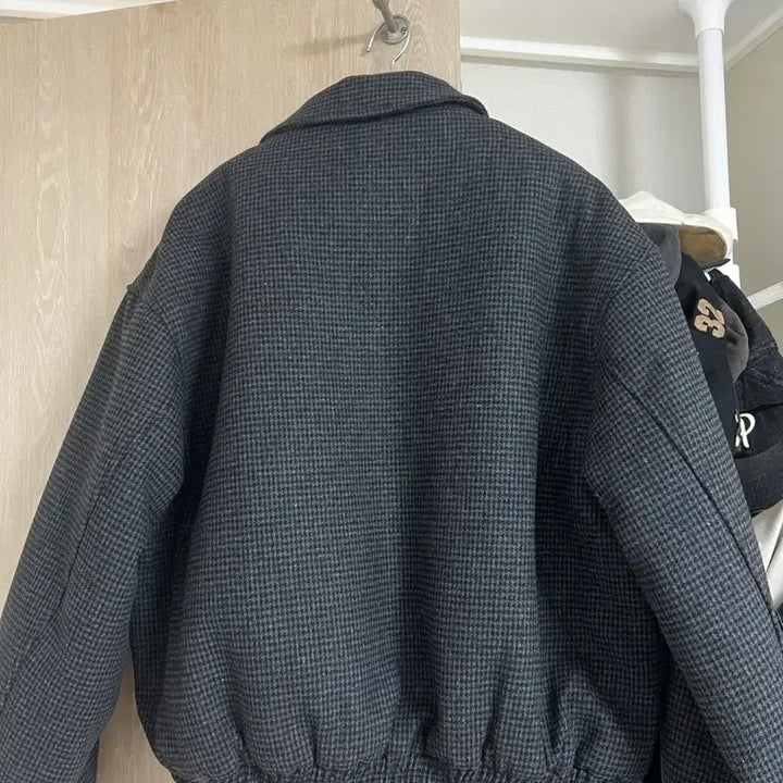 [BUNJANG] Newchiefchic Scotch Tweed Blouson Jumper / 뉴치프시크 scotch tweed blouson jumper
