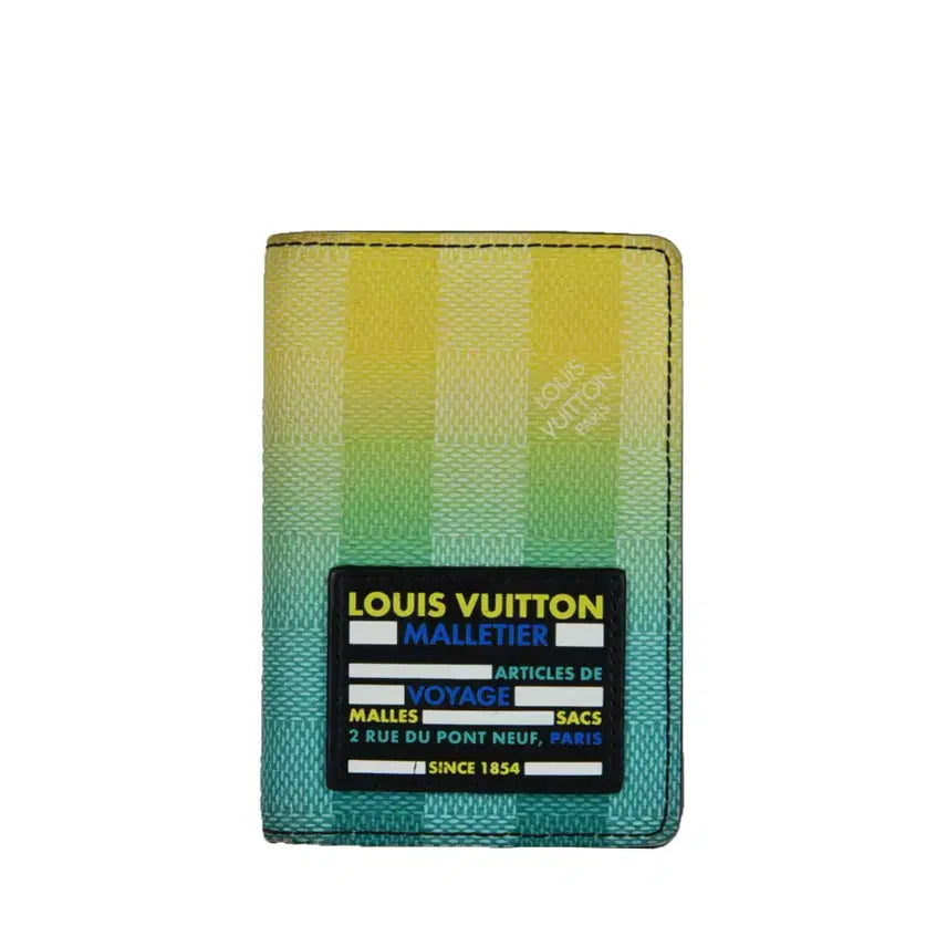 [BUNJANG] Louis Vuitton Damier Gradient Pocket Organizer Card Holder / 루이비통 다미에 그라디언트 포켓 오거나이저 카드지갑