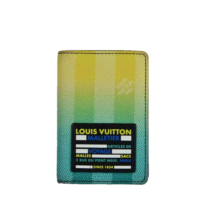 [BUNJANG] Louis Vuitton Damier Gradient Pocket Organizer Card Holder / 루이비통 다미에 그라디언트 포켓 오거나이저 카드지갑