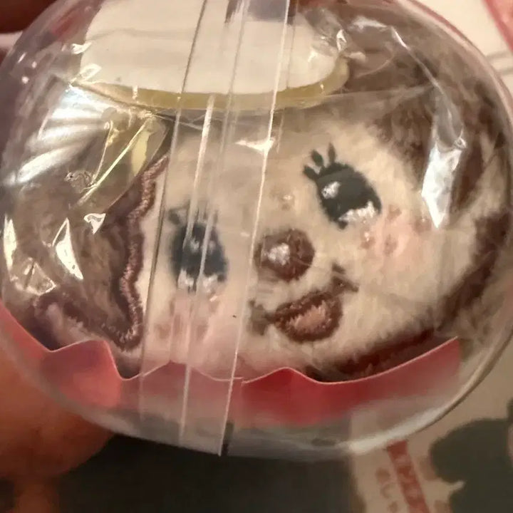 [BUNJANG] Monchhichi Face Plush Keychain Charm / 새상품 몬치치 스마트폰 참 얼굴 페이스 봉제인형 키링 가챠 몬치치짱