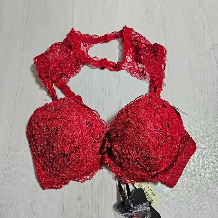 [BUNJANG] Eblin Lace Sexy Push-up Bra 70D Red / (새상품) 에블린 레이스 섹시브라 70D