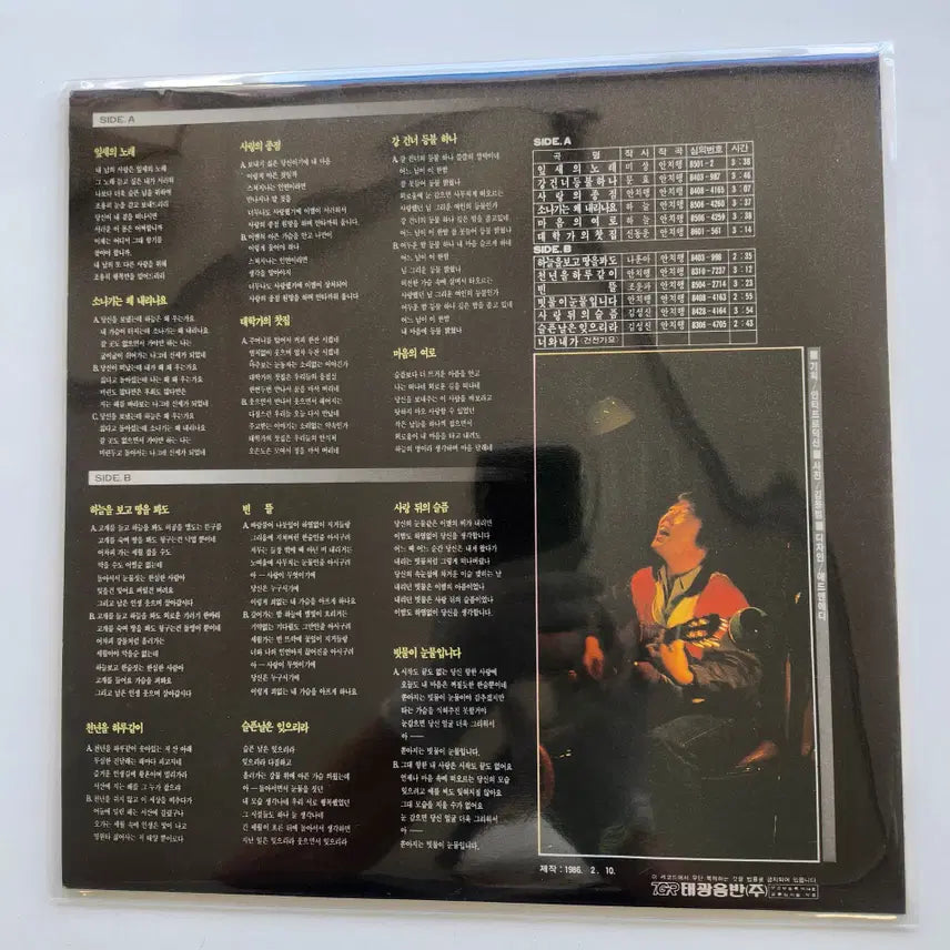 [BUNJANG] Choi Heon LP Record / 최헌 LP / MINT