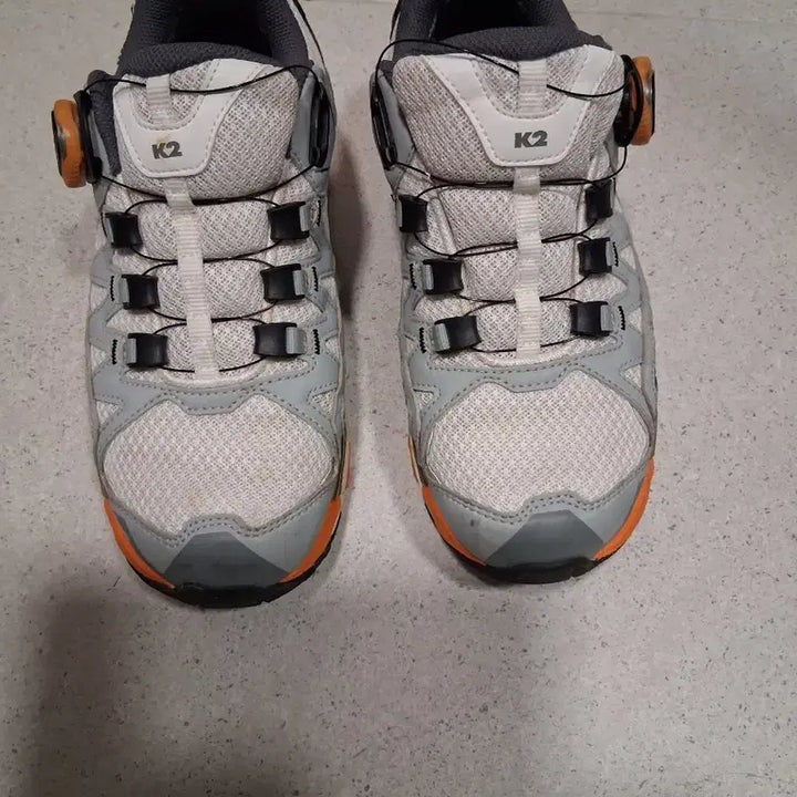 [BUNJANG] K2 Dial Hiking Shoes - White/Gray / K2 등산화 운동화 다이얼 화이트/그레이
