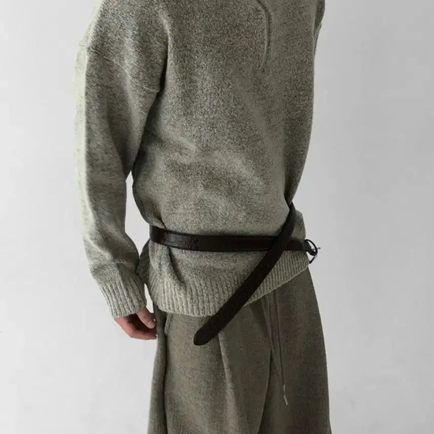 [BUNJANG] Newchiefchic Oslo Half Zip-Up Knit / 뉴치프시크 oslo half zip up knit