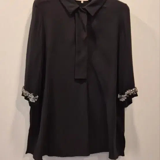 [BUNJANG] DICE KAYEK Black Embellished Blouse / DICE KAYEK 블랙 블라우스 38