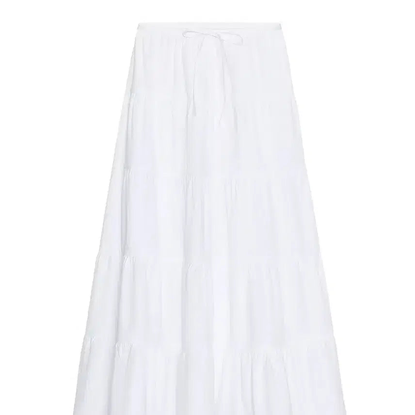 [BUNJANG] Zara White Long Panel Skirt XS / 자라 화이트 롱 패널 스커트 XS (4391/441)