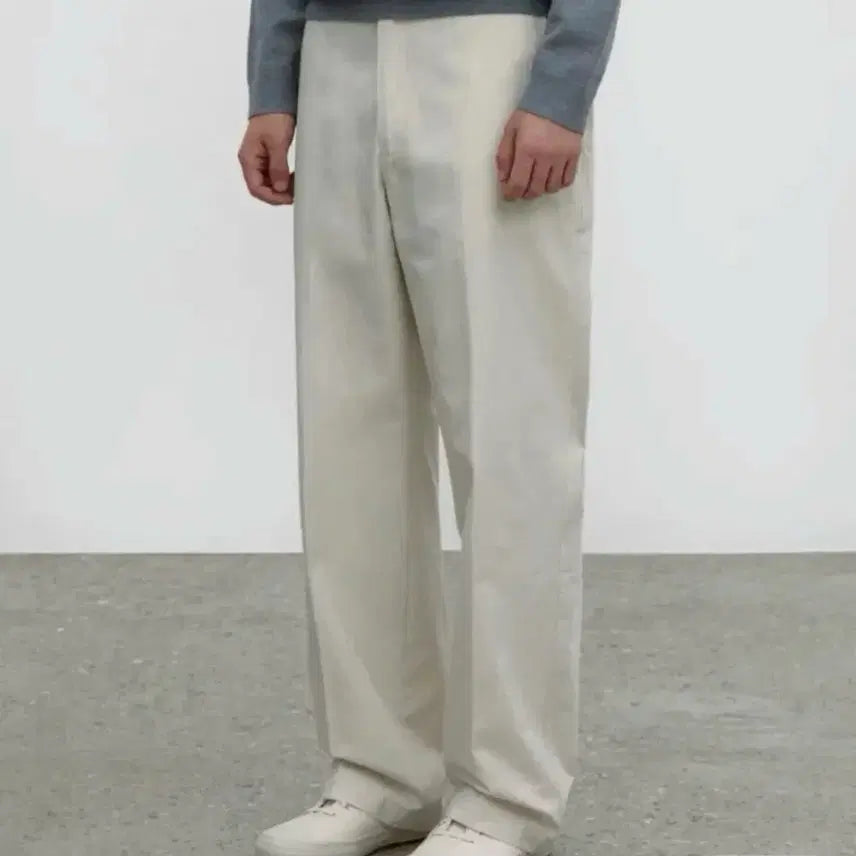 [BUNJANG] Day Cotton Wide Pants Ivory / [30] 데이 코튼 와이드 팬츠 아이보리