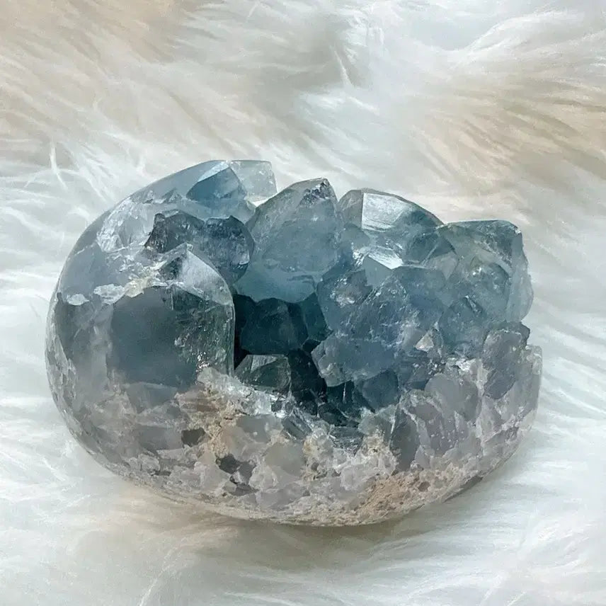 [BUNJANG] High Quality Celestite Natural Raw Stone / 고퀄 셀레스타이트 천연원석 천청석