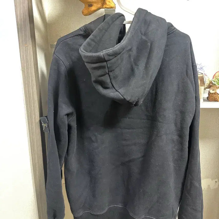[BUNJANG] Stone Island Black Hoodie / 스톤아일랜드 블랙 후드티