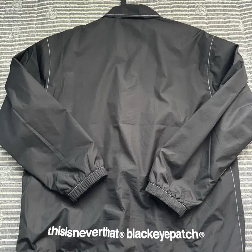 [BUNJANG] Dine That x Blackeyepatch Collaboration Coach Jacket Black / 디네댓x 블랙아이패치 콜라보 Coach Jacket Black
