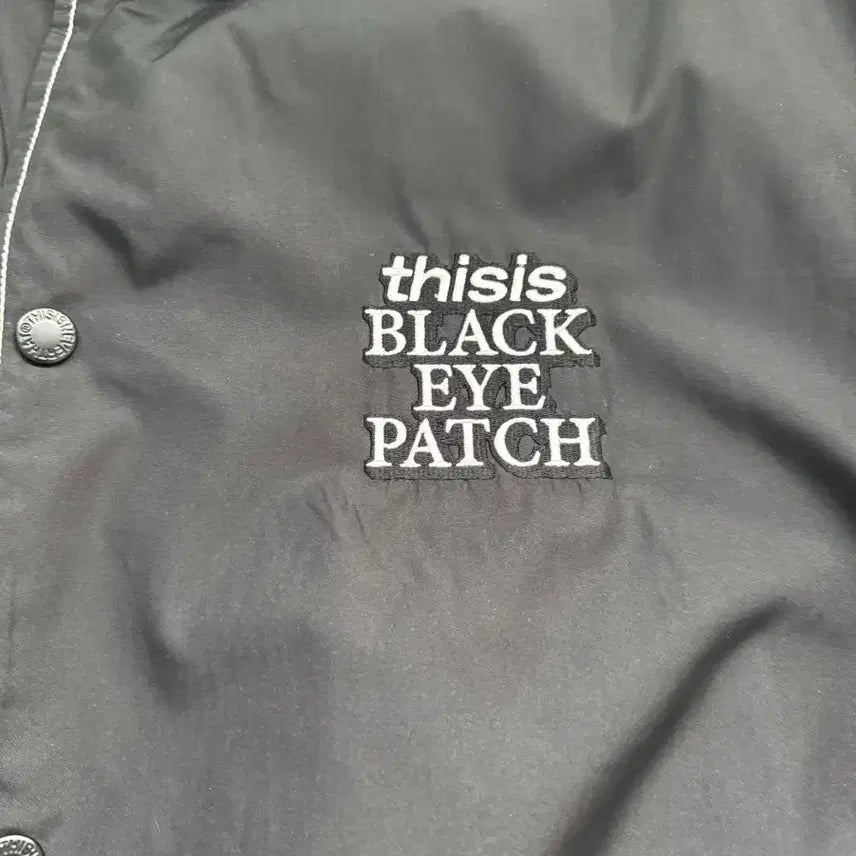 [BUNJANG] Dine That x Blackeyepatch Collaboration Coach Jacket Black / 디네댓x 블랙아이패치 콜라보 Coach Jacket Black