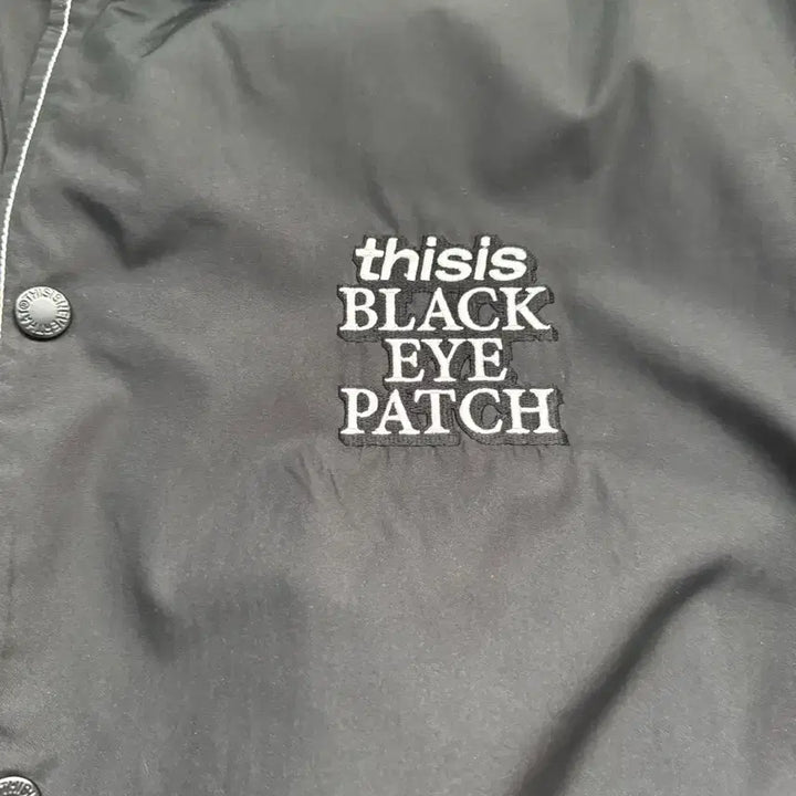 [BUNJANG] Dine That x Blackeyepatch Collaboration Coach Jacket Black / 디네댓x 블랙아이패치 콜라보 Coach Jacket Black