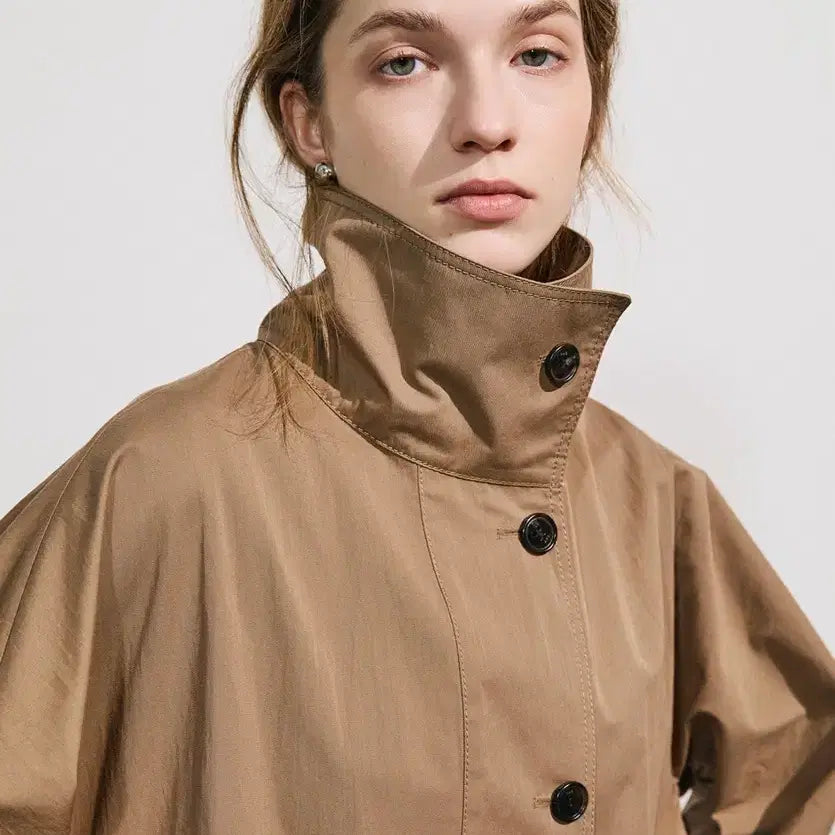 [BUNJANG] The Cashmere High Neck Jacket / 더캐시미어 하이넥 자켓 새상품 한섬