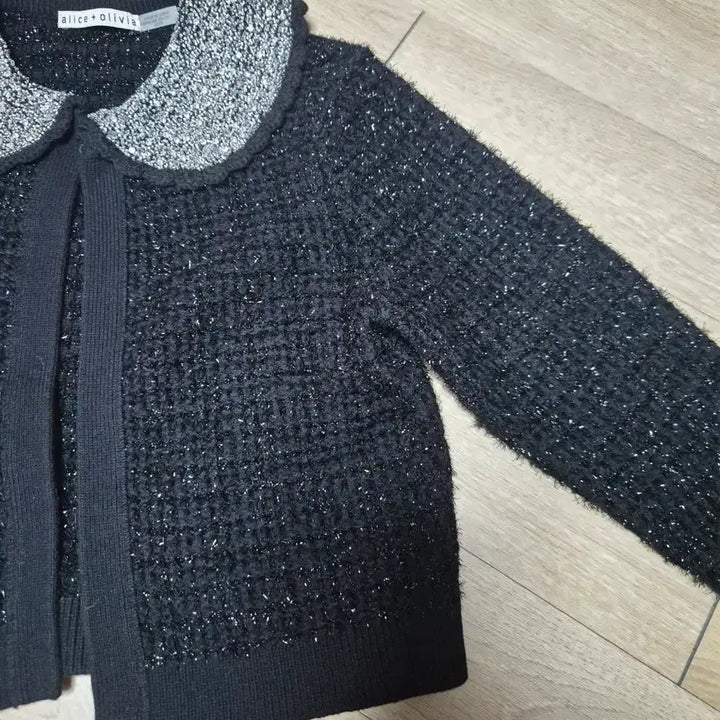 [BUNJANG] Alice + Olivia Sequin Cardigan / 앨리스올리비아 스팽글 가디건
