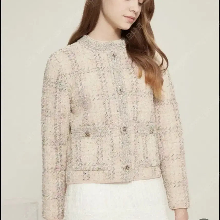 [SOLD OUT] 마인 부클레 트위드 니트 자켓