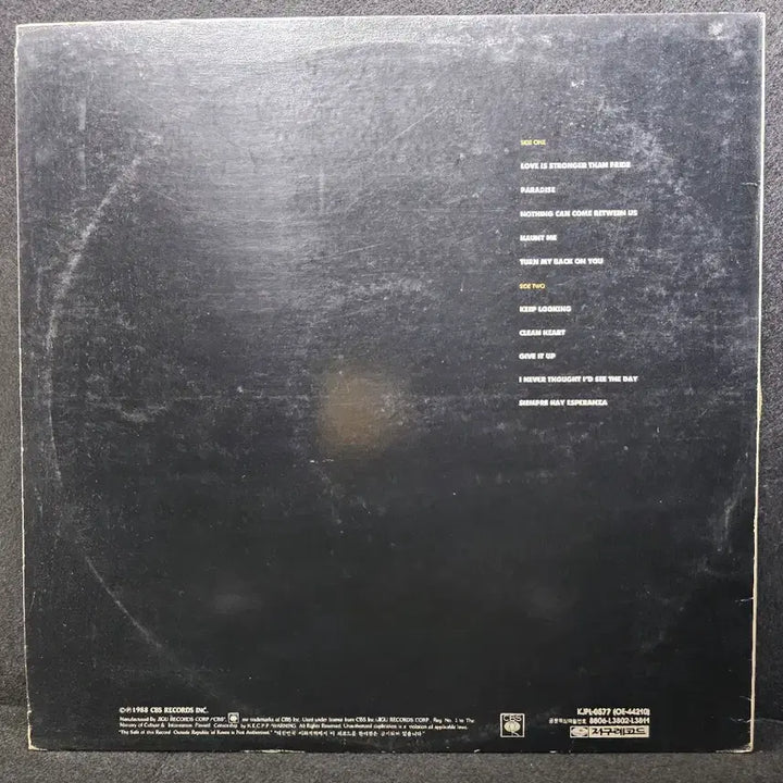 [BUNJANG] Sade Stronger Than Pride LP / 샤데이(Sade)- Stronger Than Pride LP