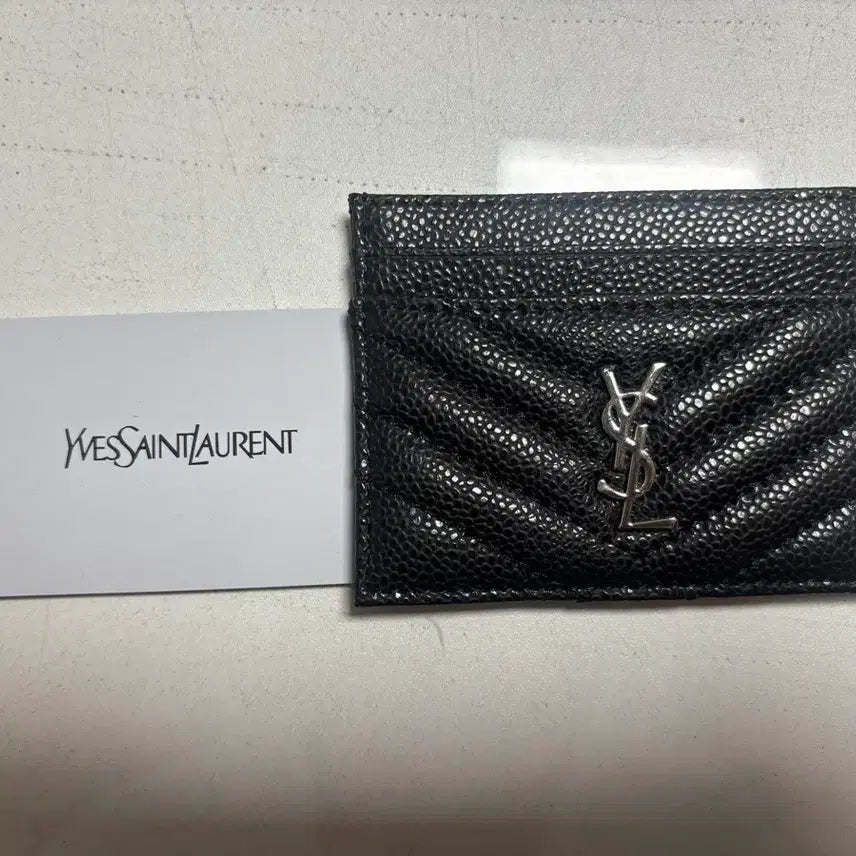 [BUNJANG] Saint Laurent Card Holder / 입생로랑 카드지갑