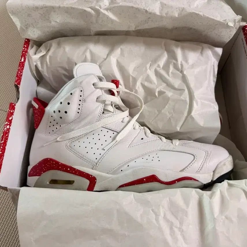 [BUNJANG] Air Jordan 6 "Red Oreo" (280mm) / 에어조던6 레드오레오 280