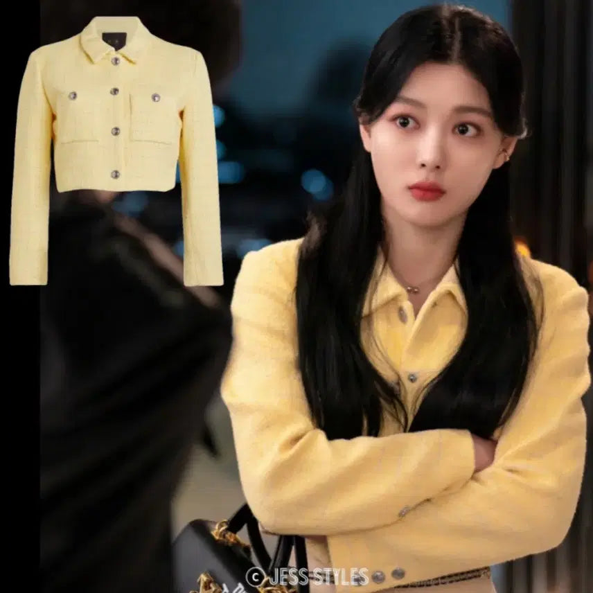 [BUNJANG] Maje Tweed Jacket (Kim You-jung Edition) / 마쥬 김유정 트위드 자켓