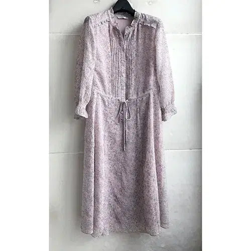 [BUNJANG] BCBG Pink Chiffon 8-Sleeve Dress / BCBG 정품/2021 - 통통55/새거수준