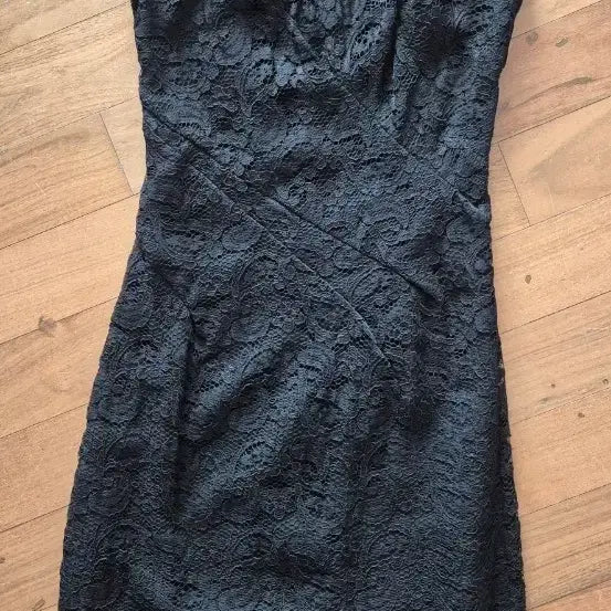 [BUNJANG] JIGOTT Black Lace Midi Dress / JIGOTT 블랙 레이스 원피스