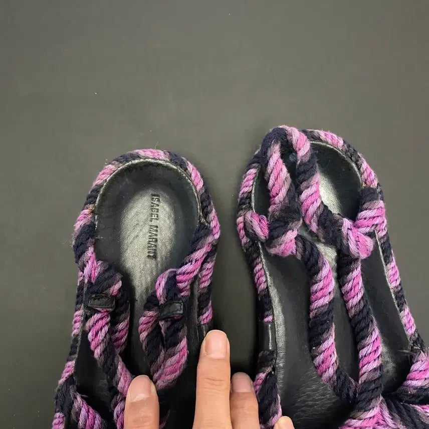 [BUNJANG] Isabel Marant Rope Sandals Purple / 이자벨마랑 로프 샌들 퍼플