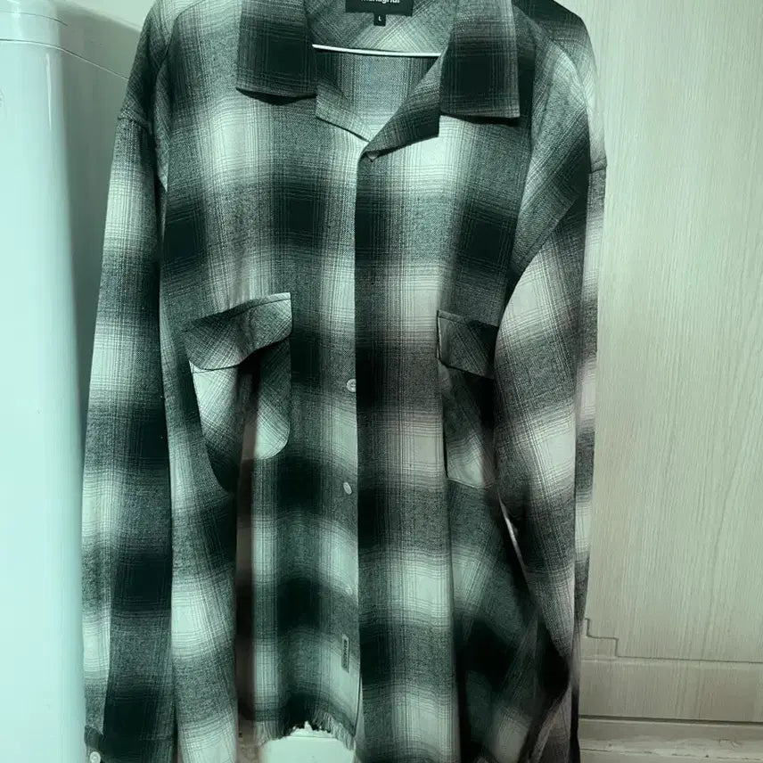 [BUNJANG] Mahagrid Checkered Shirt L / 마하그리드 체크 셔츠 L