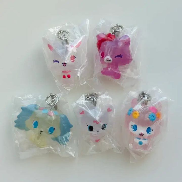 [BUNJANG] Jewelpet Ruby Garnet Sapphire Labra Angela Accessory Set / 쥬얼펫 루비 가넷 사피 라브라 안젤라 메지루시 악세사리