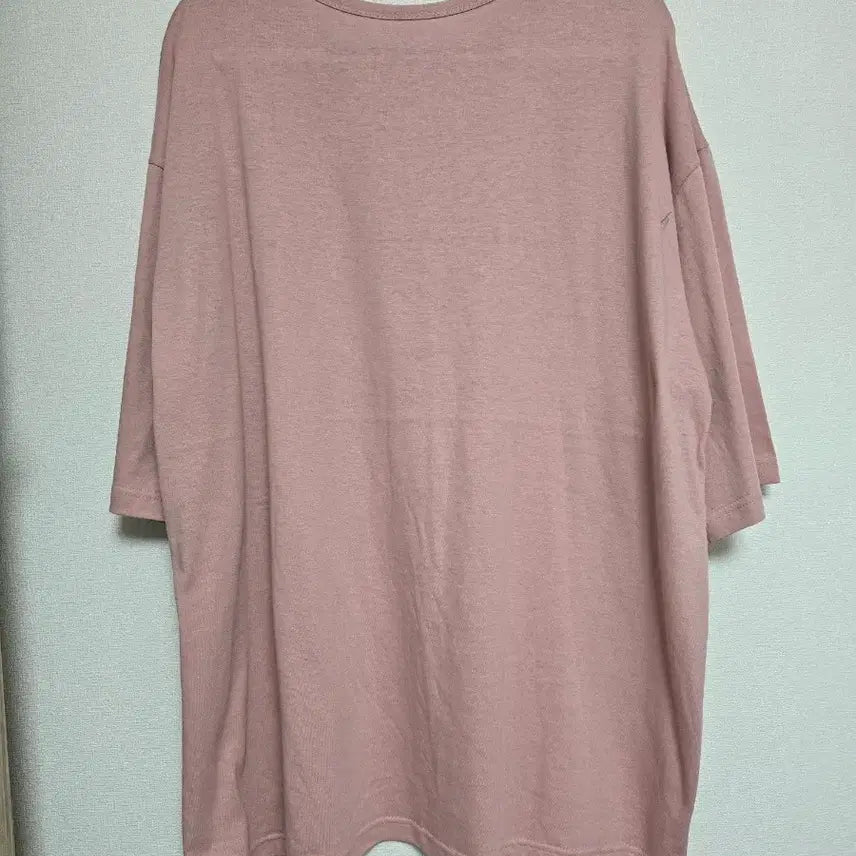 [BUNJANG] Oversized Pink Short-Sleeve T-Shirt / 오버핏 핑크색 반팔 티셔츠