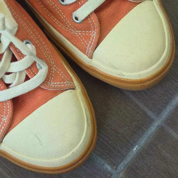 [BUNJANG] Covernat Orange Sneakers Size 270 / COVERNAT 커버낫 주황색 오렌지 스니커즈 270