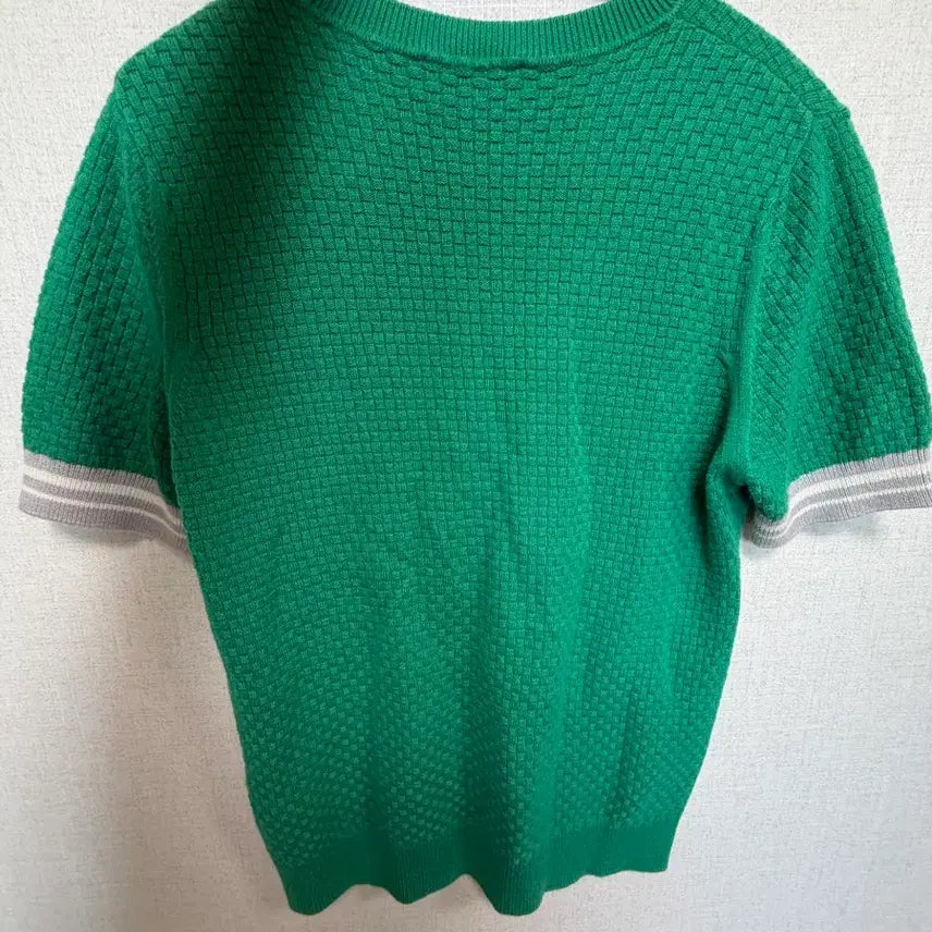 [BUNJANG] Maison Kitsuné Fox Head Knit Green XS / 메종키츠네 폭스헤드 니트 그린 XS