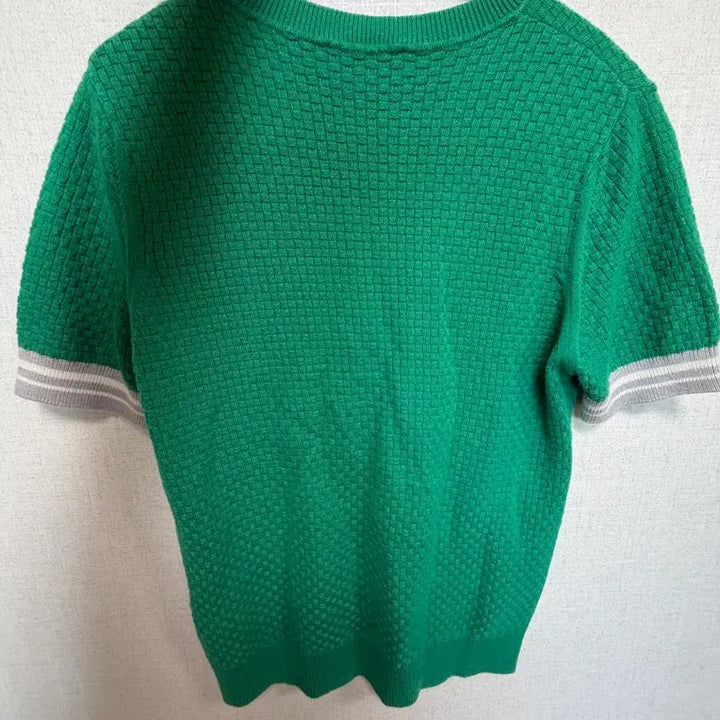 [BUNJANG] Maison Kitsuné Fox Head Knit Green XS / 메종키츠네 폭스헤드 니트 그린 XS