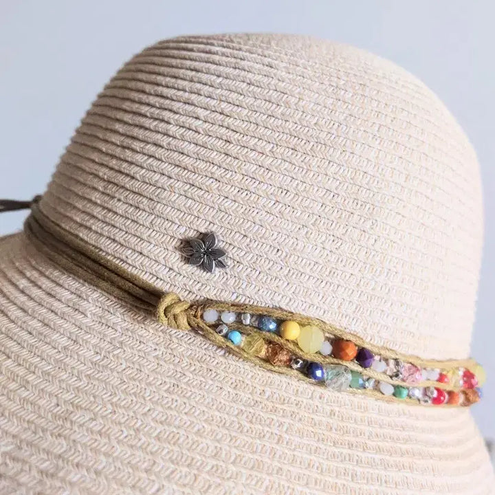 [BUNJANG] Capelli Handmade Straw Hat / 카팰리 핸드메이드 밀집모자
