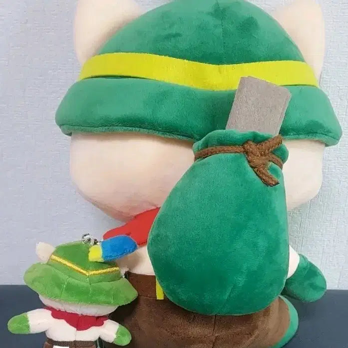 [BUNJANG] Teemo Plush &amp; Keychain Set / 티모  인형  &amp;  키링