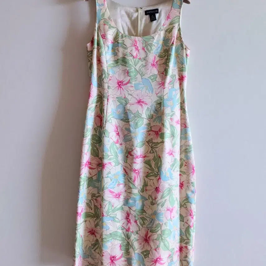 [BUNJANG] Ann Taylor Flower Pattern Cocktail Dress / 앤 테일러 플라워 패턴  칵테일 드레스