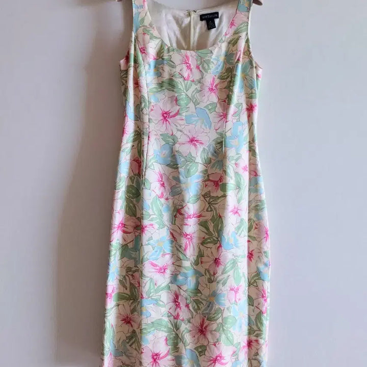 [BUNJANG] Ann Taylor Flower Pattern Cocktail Dress / 앤 테일러 플라워 패턴  칵테일 드레스