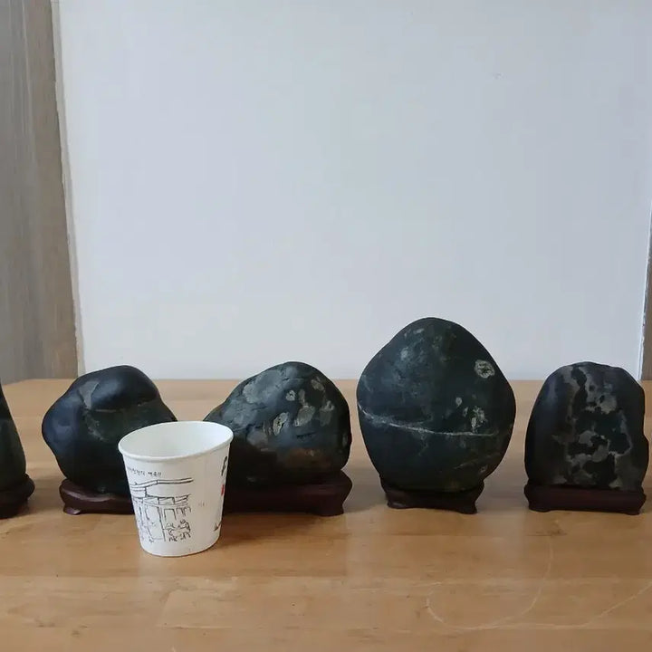 [BUNJANG] Set of 6 Antique Scholar Rocks / 수석