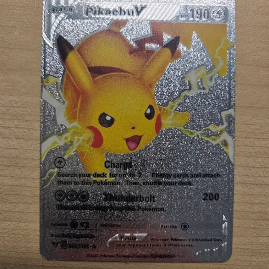 [BUNJANG] Pikachu V Fan-Made Card / 포켓몬 카드 피카츄 V 팬메이드