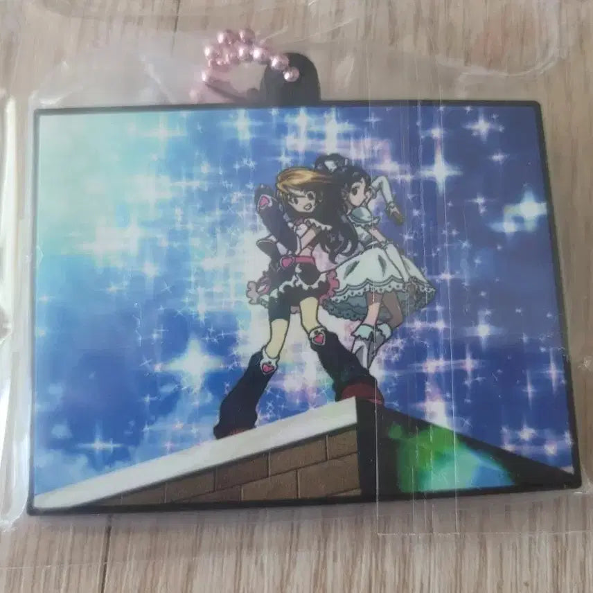 [BUNJANG] Pretty Cure Clow Card Strap Cure Black &amp; Cure White / 빛의전사 프리큐어 쿠지 스트랩 큐어블랙&amp;화이트